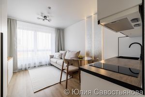 Пример работ по хоумстейджингу Комплектация, студия, ЖК Матвеевский парк в Москве