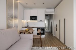 Пример работ по хоумстейджингу Комплектация, студия, ЖК Матвеевский парк в Москве