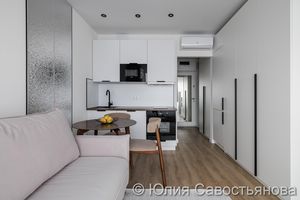 Пример работ по хоумстейджингу Комплектация, студия, ЖК Матвеевский парк в Москве